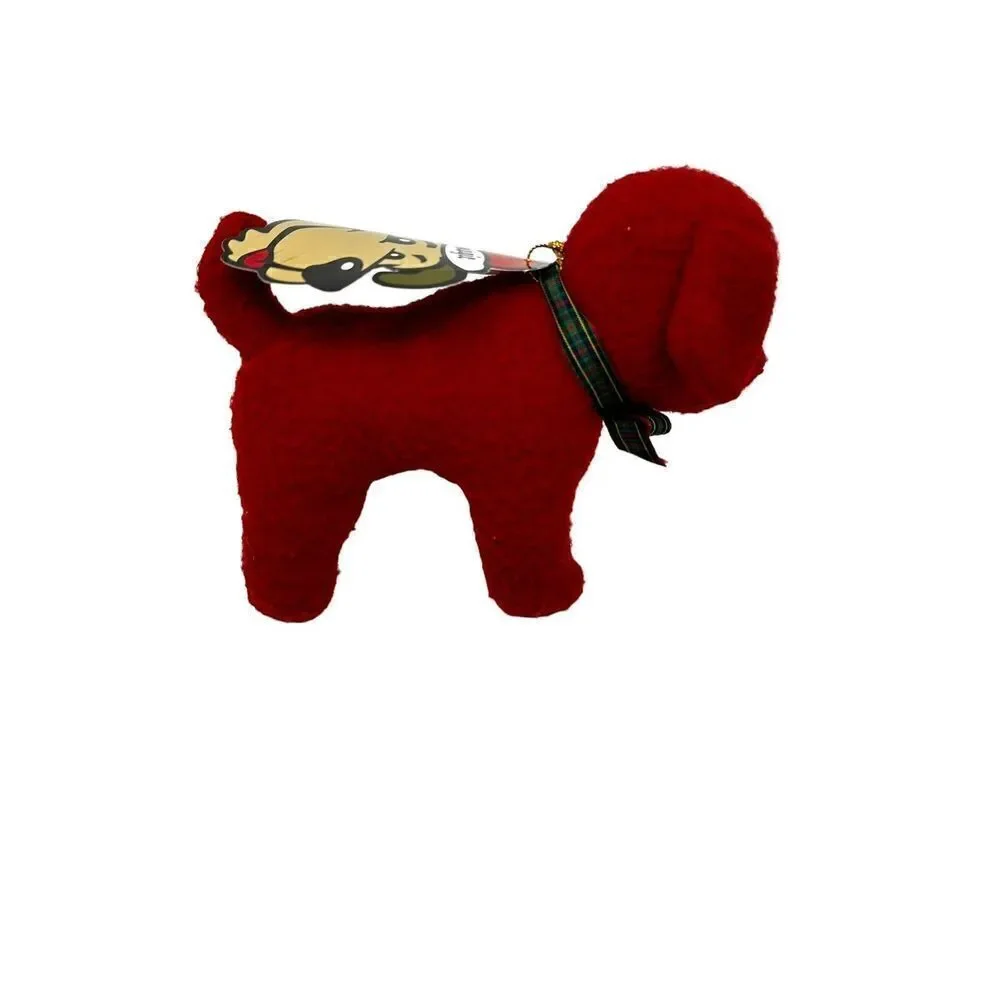 NWT Old Navy Red Puppy Dog Plush Stuffed Animal‎ Stocking Stuffer Magic 5”